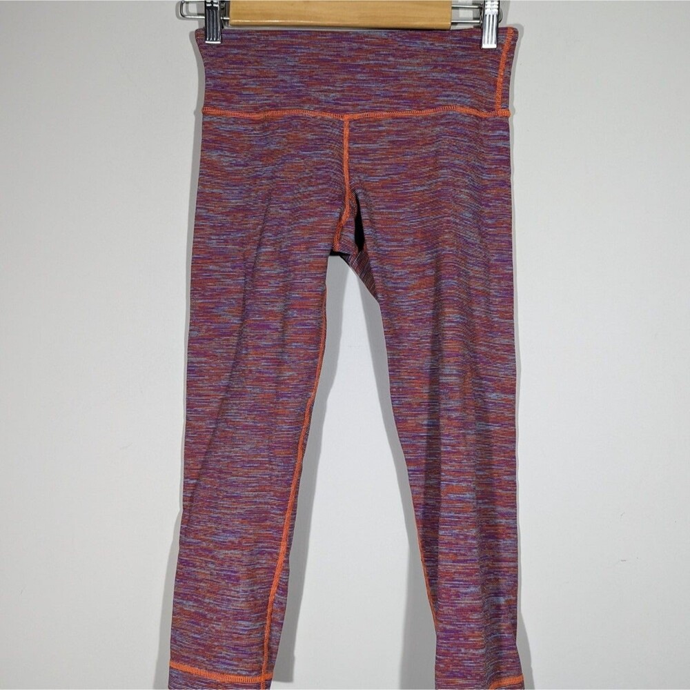 Lululemon Wunder Under Crop Low Rise Athletic Leggings Women‎ Size 4